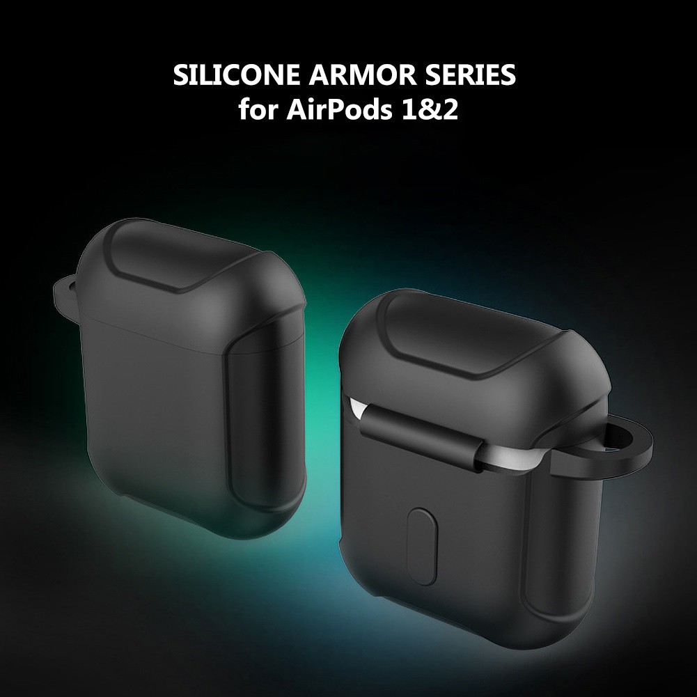 Vỏ Bảo Vệ Hộp Sạc Tai Nghe Airpods 1 2 Bluetooth Bằng Silicon Chống Sốc