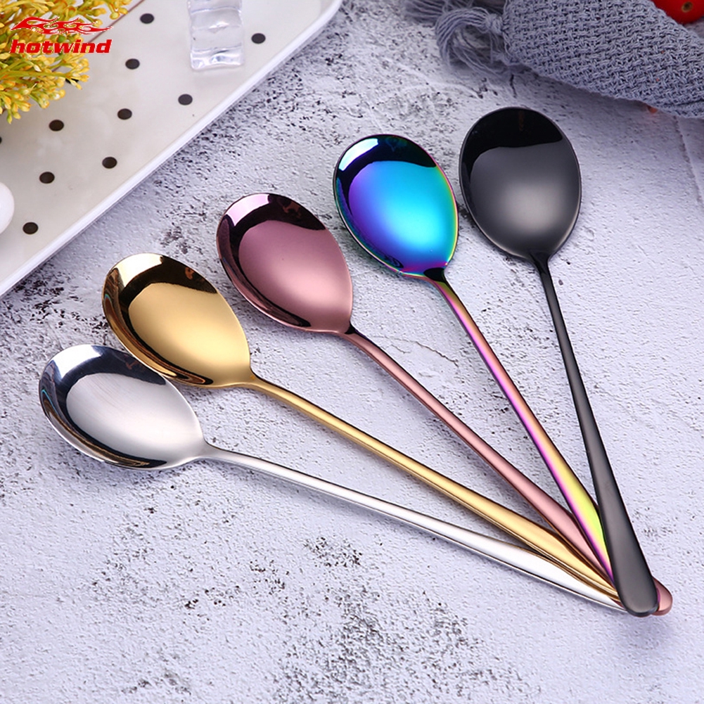 Muỗng / Nĩa Cán Dài Bằng Thép Không Gỉ