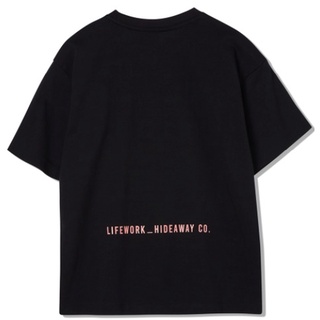 (HÀNG CHÍNH HÃNG) Áo thun Life Work Basic Face Dog màu Đen Unisex LIFEWORK LinhLyxAuth