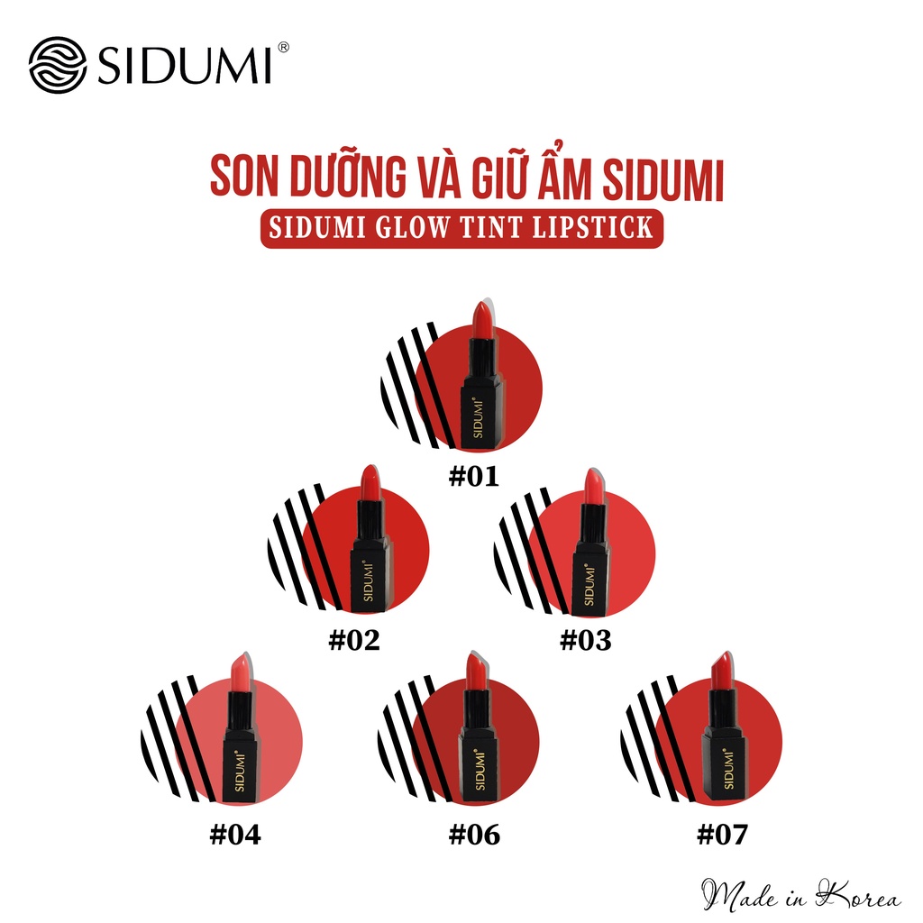 Son Dưỡng Môi Dưỡng Ẩm Có Màu Chính Hãng Hàn Quốc SIDUMI Glow Tint Lipstick 20g - SDM 612 | BigBuy360 - bigbuy360.vn