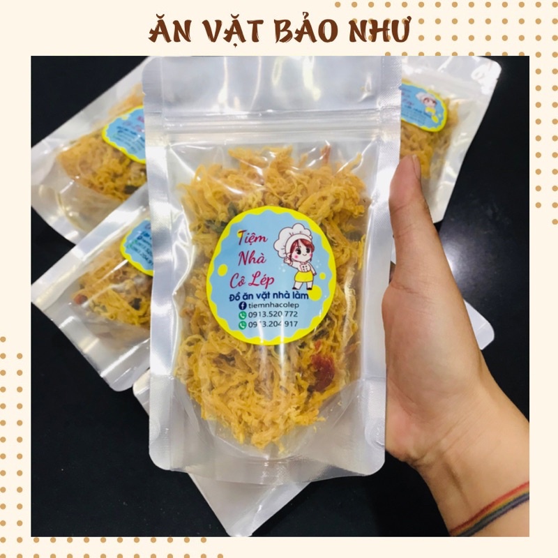 KHÔ GÀ LÁ CHANH TÚI MINI THƠM NGON ĐẬM VỊ (Tiệm cô Lép)