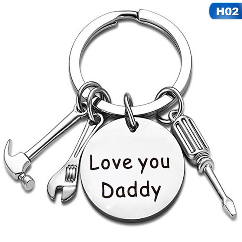 Tmdbyx   Móc Khóa Khắc Chữ Ý Nghĩa Dùng Làm Quà Tặng Cha