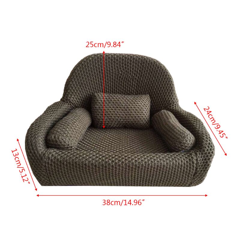 Set 4 Gối Đệm Ghế Sofa Dùng Làm Đạo Cụ Chụp Ảnh Cho Bé Sơ Sinh