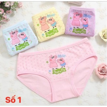 Set 4 Quần Chíp Cotton Cho Bé Gái (Mẫu Số 1)