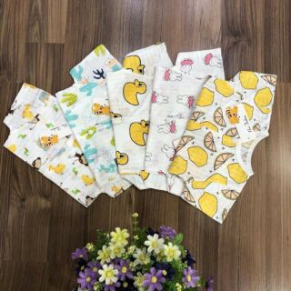 Combo 5 bộ cotton giấy cho bé yêu