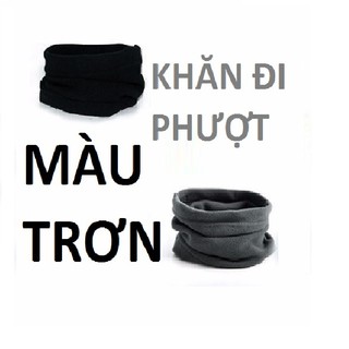 KHĂN ĐI PHƯỢT MÀU ĐEN TRƠN