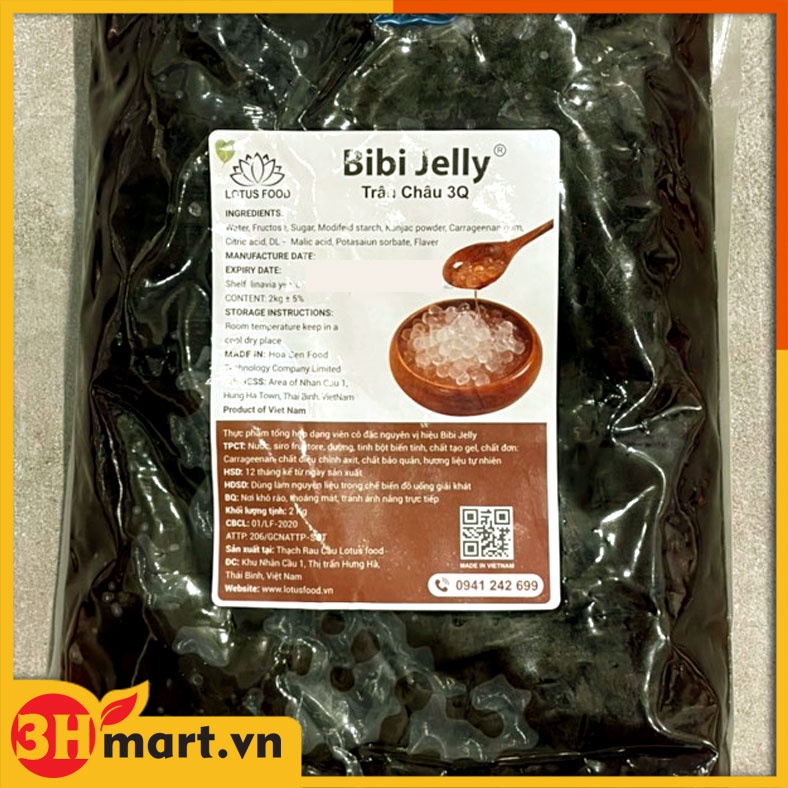 Trân châu đen 3Q Bi Bi JELLY