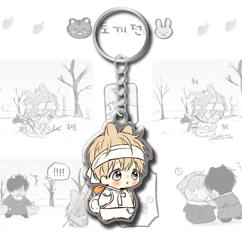 Móc khóa No Love Zone chibi ngoại truyện cute dễ thương phụ kiện shop HM Decor