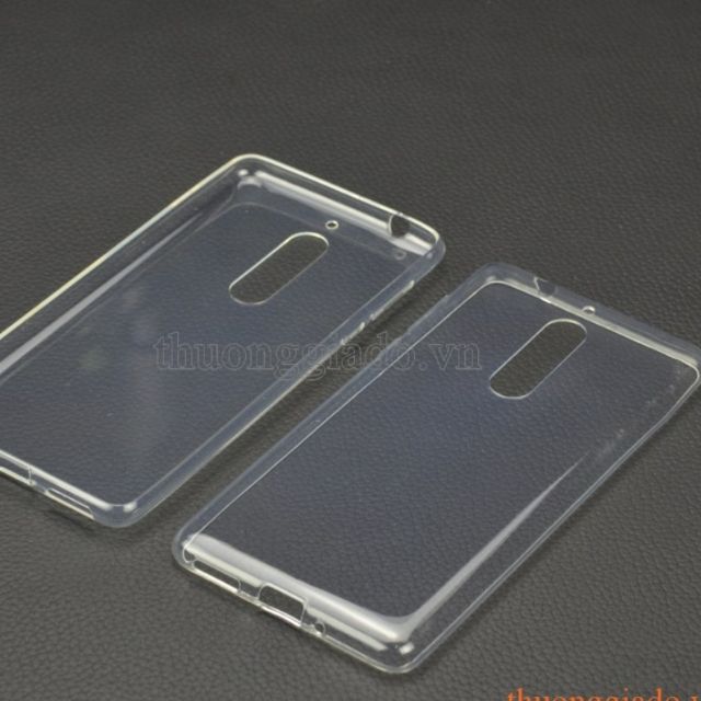 Ốp lưng dẻo cho nokia 5 silicon trong suốt (loại tốt)