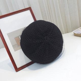 Classic Korean style mesh beret hat