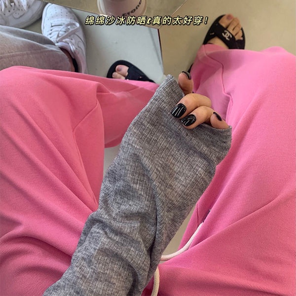 Áo Thun Thể Thao Tay Dài Chống Nắng Mỏng Nhẹ Thoáng Khí Màu Sắc Ngọt Ngào Thời Trang Cho Nữ 0728