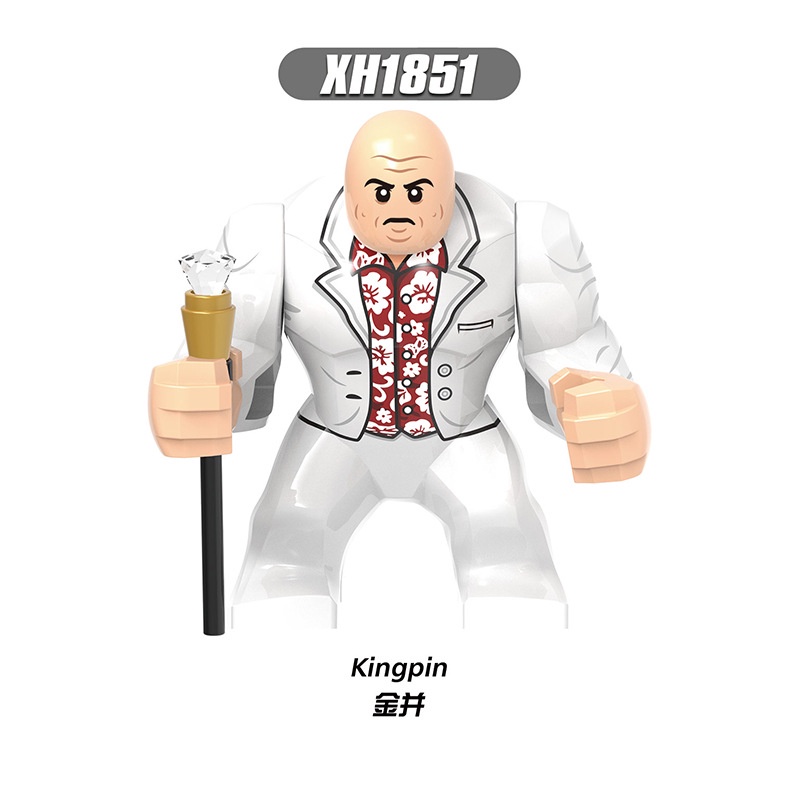 Big Minifigures Các Mẫu Nhân Vật  DC Kingpin Hawkeye Mẫu Mới  X0330 - Đồ Chơi Lắp Ráp Siêu Anh Hùng