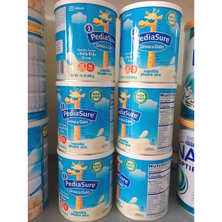 Sữa bột Pediasure hươu cao cổ Pediasure Grow & Gain Hương vani 400g