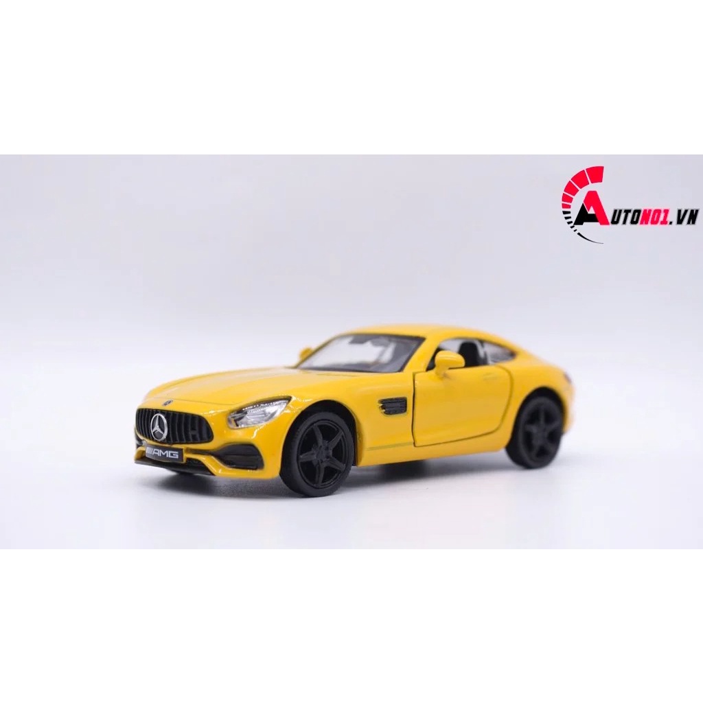 MÔ HÌNH XE MERCEDES BENZ AMG GTS YELLOW 1:36 SCALE MODEL 7722