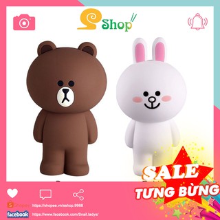✨ HỘP BÚT SILICON GẤU BROWN 🐻 THỎ CONY 🐰 TẶNG KÈM DÂY ĐEO