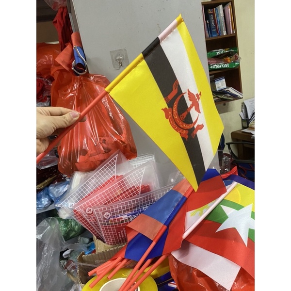 Cờ vẫy các nước asean 20x30cm