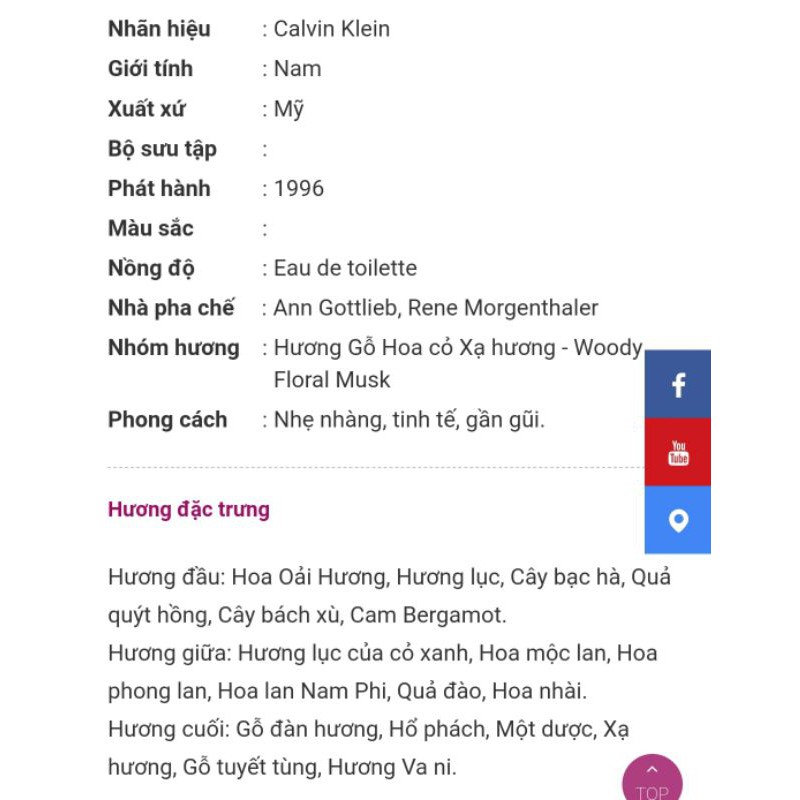 Nước hoa nam Calvin Klein ck be 100ml xách tay mỹ | BigBuy360 - bigbuy360.vn