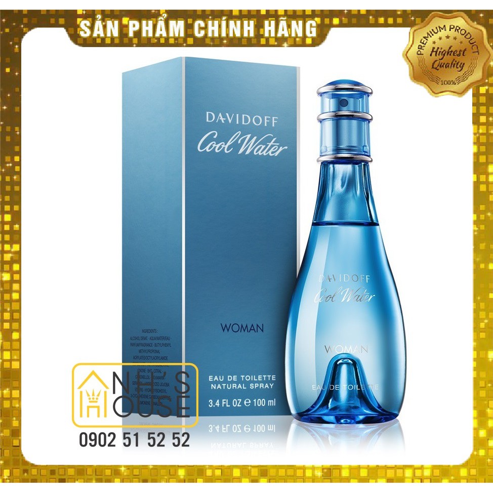 Nước Hoa Nữ Davidoff Cool Water EDT Tester 5ml/10ml/20ml