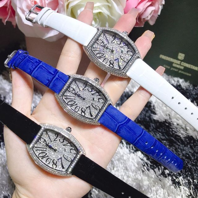 Đồng hồ nữ mặt oval Davena cực đẹp đủ màu dây