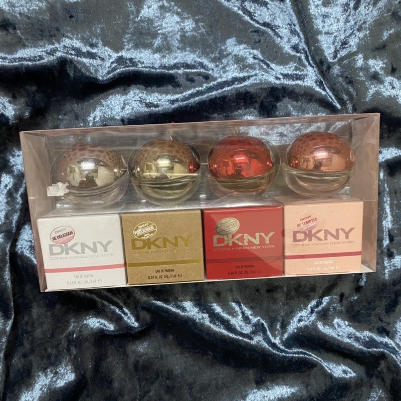 [Hàng USA] Set Nước Hoa DKNY Donna Karan New York Be Delicious & Be Tempted 4 Chai 7ml (4 chai 0.24 FL.OZ)