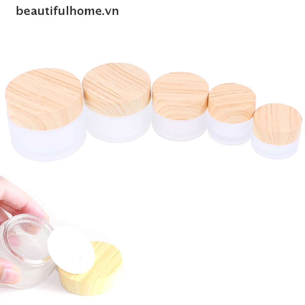 [Hàng mới về] Lọ thủy tinh đựng mỹ phẩm trang điểm 5g 10g 15g 30g 50g