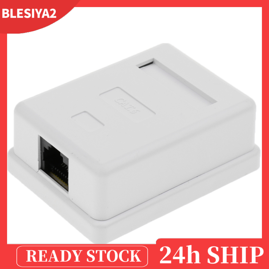(Hàng Mới Về) Bộ 2 Cổng Mạng Rj45 1 Cổng Cat6 Gắn Tường | BigBuy360 - bigbuy360.vn