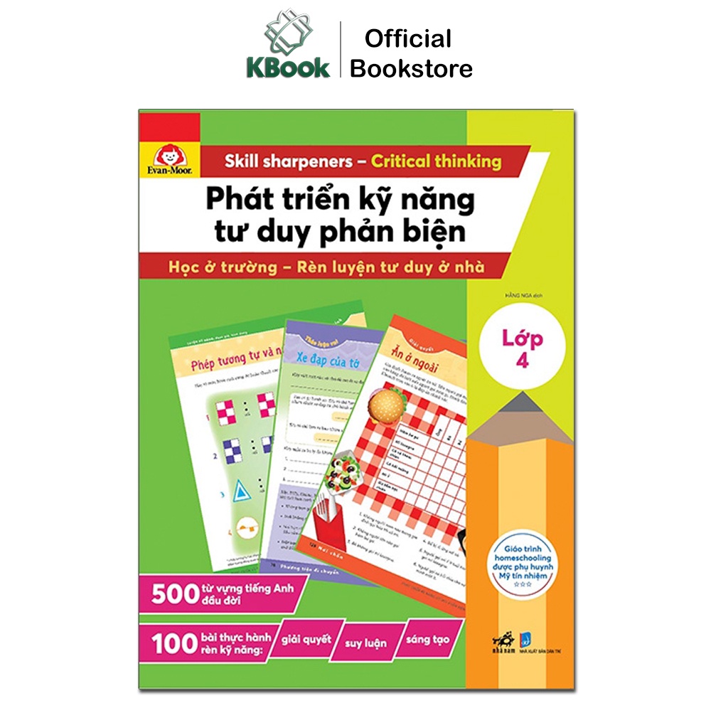 Sách - Phát triển kỹ năng tư duy phản biện (Nhã Nam, lớp 2 ~ lớp 5 nâng cao, lẻ cuốn tùy chọn)