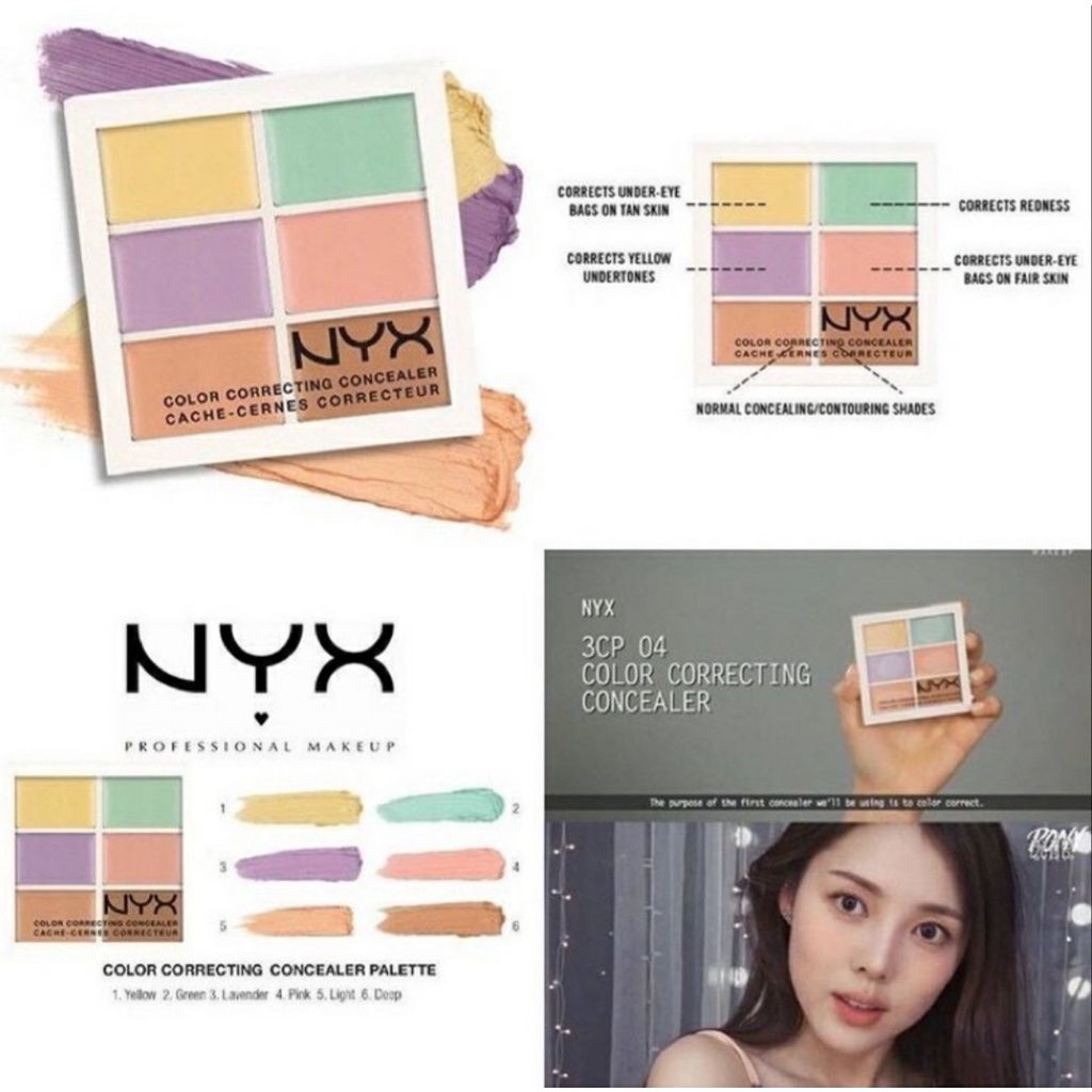 Bảng che khuyết điểm NYX Color Correcting Concealer - mylysstoredn