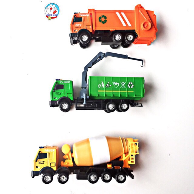 Set 3 Xe Ô tô Sắt Cứu Hoả Hoặc Xe Tải
