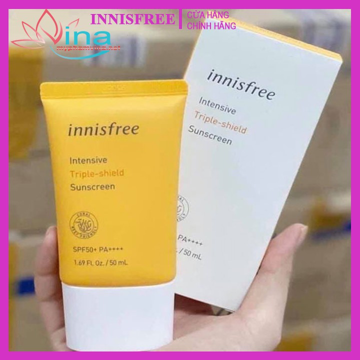 Kem chống nắng hàng ngày Innisfree Intensive Triple Shield Sunscreen SPF50+ PA++++