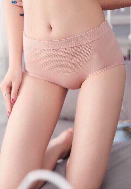 Quần lót dệt kim nâng mông không đường may Q90 - 51
