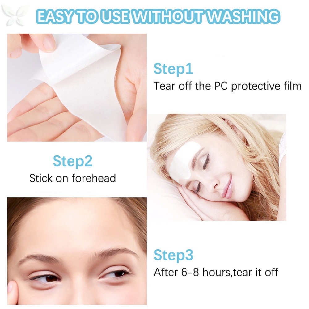 Miếng dán trán chống nhăn dưỡng ẩm cho da chống lão hóa/xóa nếp nhăn/nâng cơ làm săn chắc