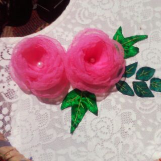 Set hoa voan nổi Trang trí áo váy