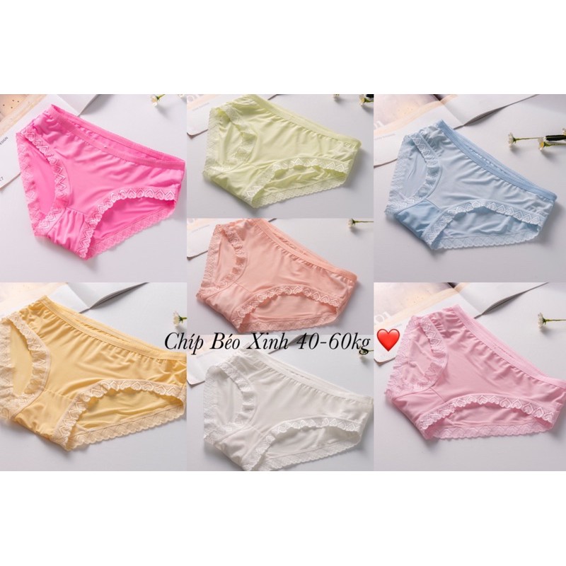 Quần Lót Ren 40-58kg Cao Cấp Kiểu Dáng Đẹp Vải thun Lạnh Mặc Cực Thích | BigBuy360 - bigbuy360.vn