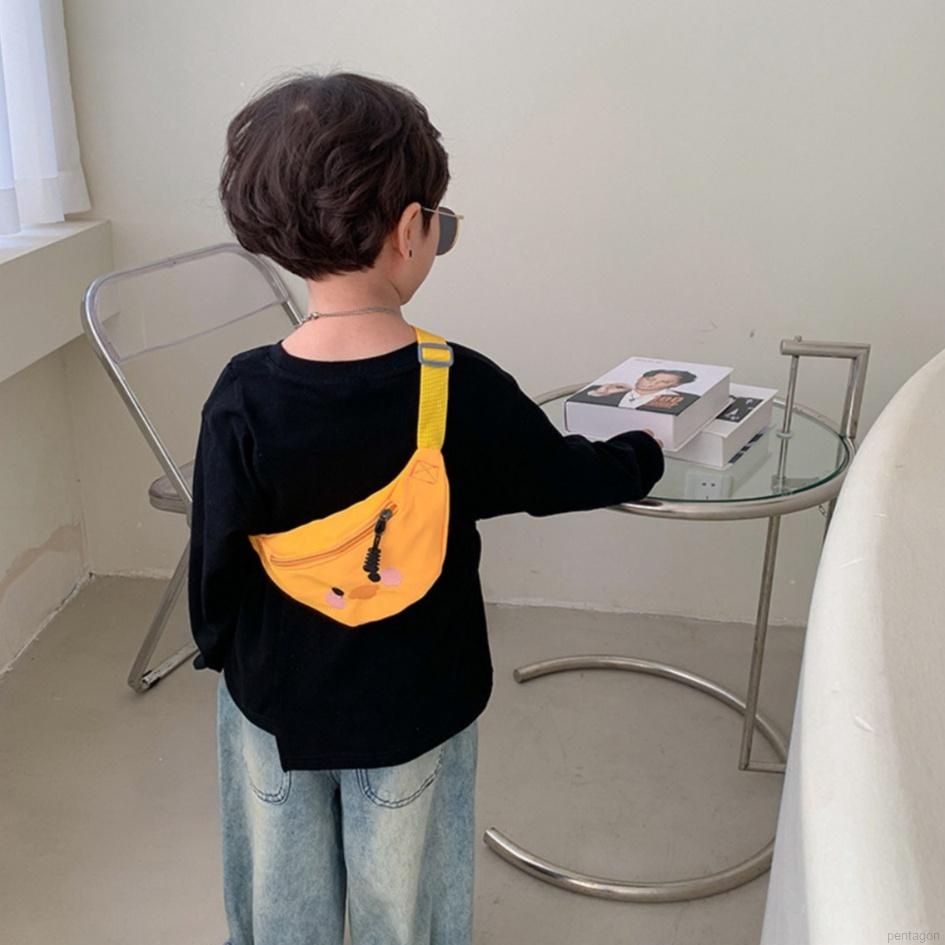 Túi đeo chéo hình vịt vàng dễ thương có thể điều chỉnh dành cho bé