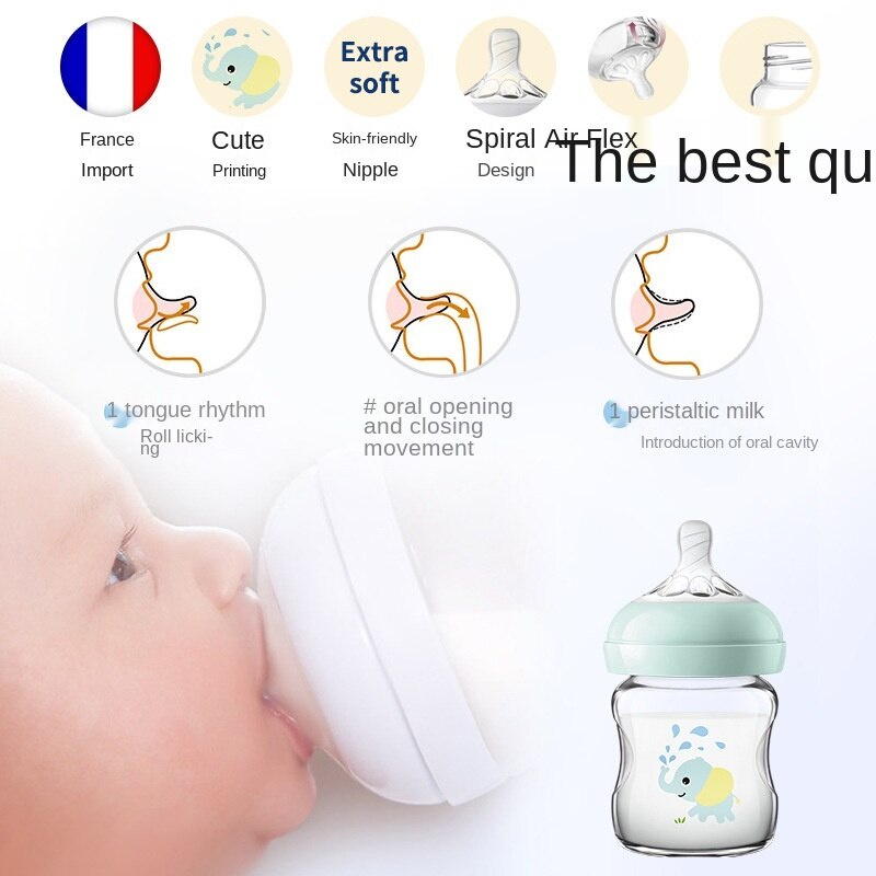 Philips Avent Bình Sữa Thủy Tinh Miệng Rộng Chất Lượng Cao