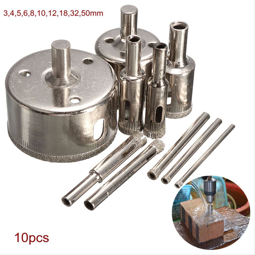 Mũi khoét gạch men, kiếng, hoa cương 6li đến 60li