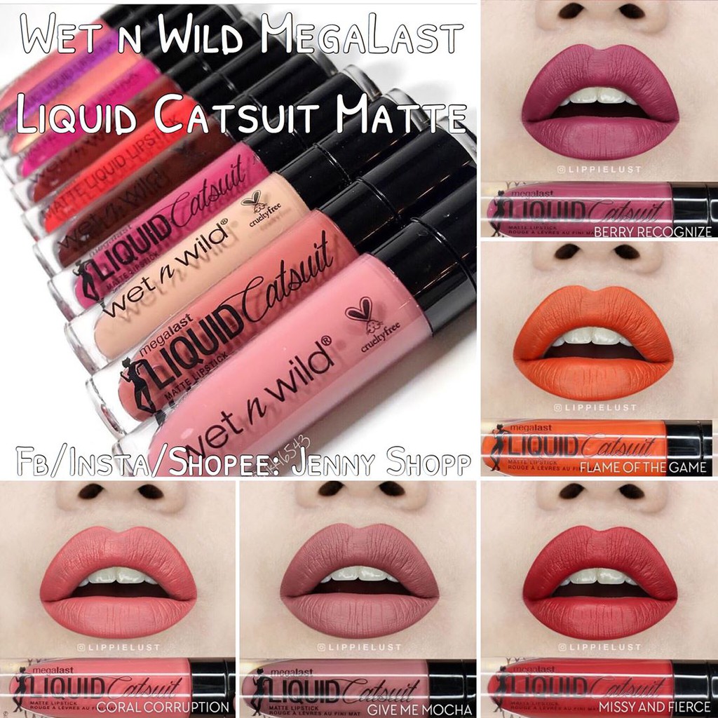 Son Kem Lì Wet N Wild Megalast Liquid Catsuit Matte Lipstick