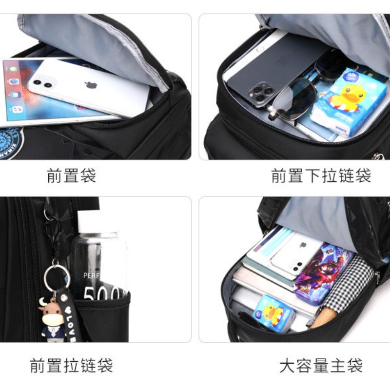 Ba Lô Đi Học Có Bánh Xe Kéo Và 6 Bánh Xe Tiện Lợi Dành Cho Bé Trai