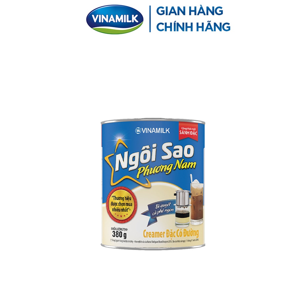 Sữa đặc Ngôi sao Phương Nam xanh dương 380g