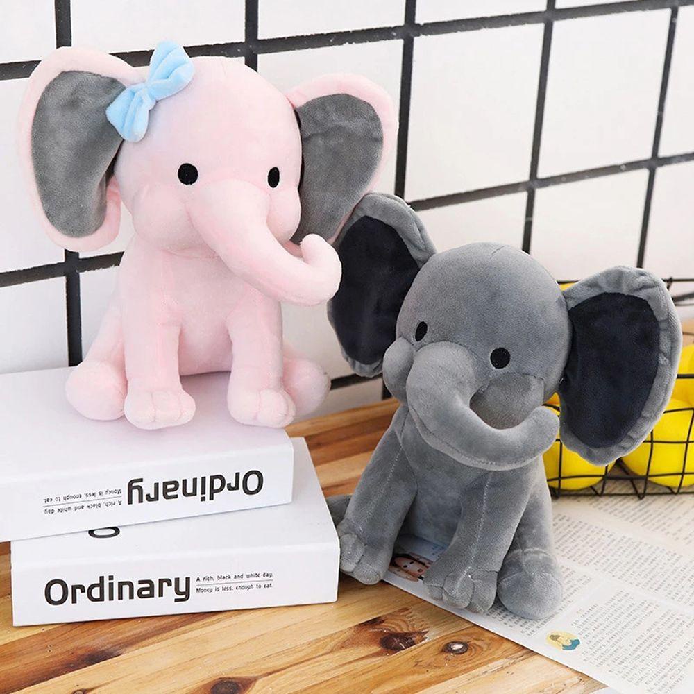 REBUY1 Đồ chơi nhồi bông Hình Con Voi 25cm