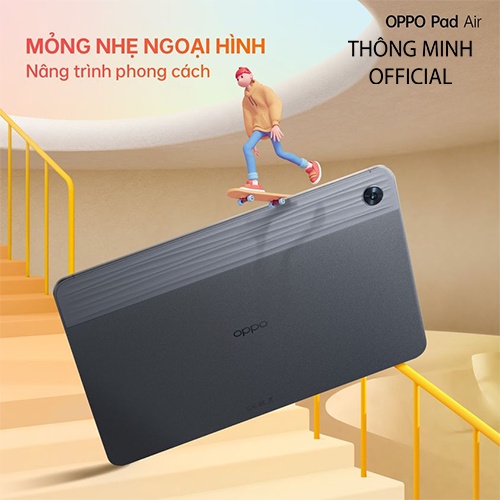 Máy Tính Bảng OPPO Pad Air (4GB/64GB) | Màn Hình 2K 1 tỷ Màu | Chip Snapdragon 680 | Hàng Chính Hãng