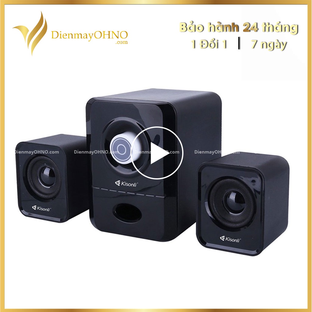 Loa Vi Tính Để Bàn Kisonli U-2900 Chính Hãng Loa Nghe Nhạc Máy Tính Bàn Laptop PC Đèn LED RGB Bluetooth - Điện Máy OHNO