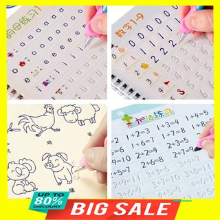 Bộ 3 vở tập tô tự xoá cho bé