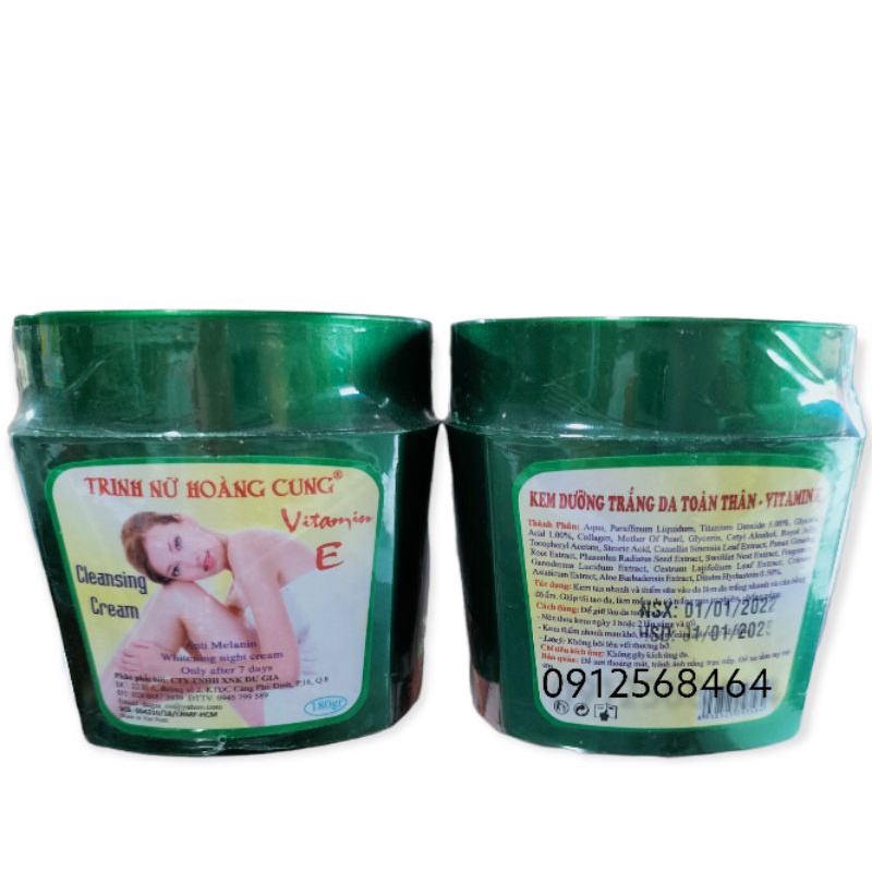Kem Trinh Nữ Hoàng Cung Dưỡng Trắng Da Toàn Thân