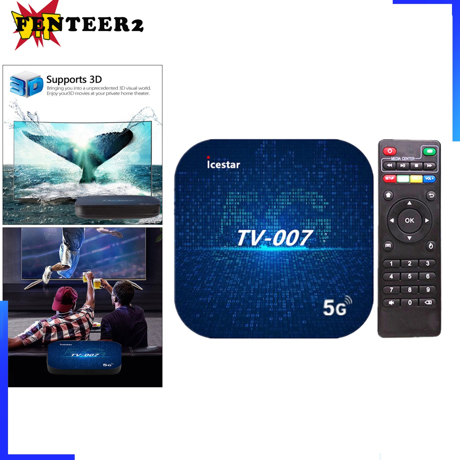 Thiết Bị Chuyển Đổi Tv Thường Thành Smart Tv Android 9.0 Tv Box Media Player 5g