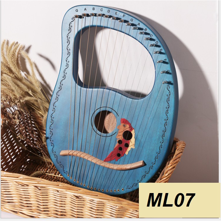 [Lyre 16 dây Molin] Đàn hạc cầm tay LYRE HARP MOLIN-IM012 đày đủ phụ kiện 16 DÂY Âm vang phím chuẩn