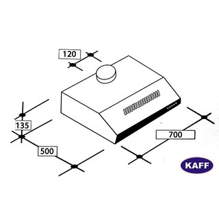 Máy hút mùi Kaff KF-701I