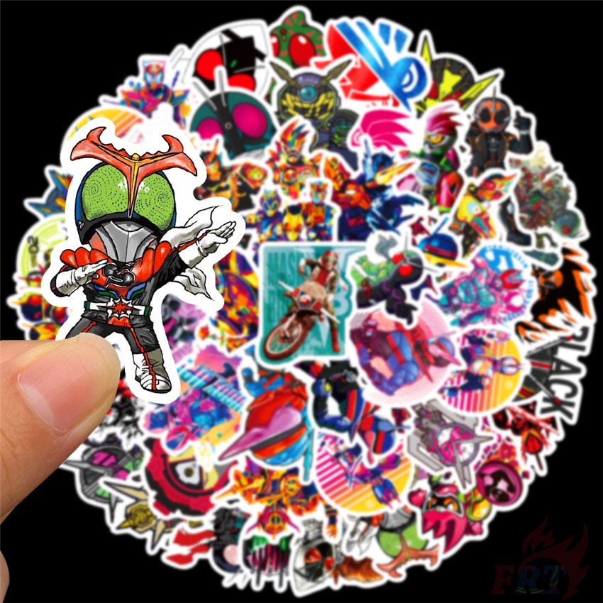 50 Cái / Bộ ❉ Hình Dán Rider Series 03 ❉ Sticker Dán Trang Trí DIY Hình Kamen Rider Thời Trang