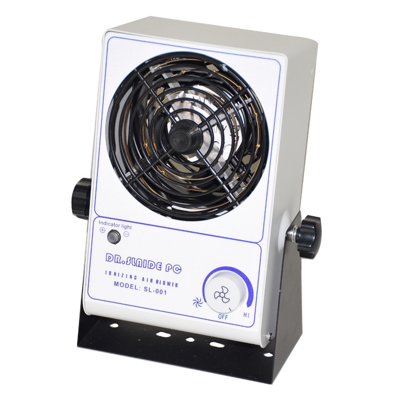 Quạt thổi ion SL-001 khử tĩnh điện Dr. Schneider PC làm sạch bụi bẩn trên các bề mặt linh kiện điện tử